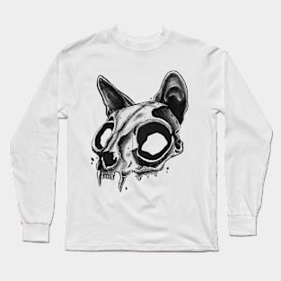 Dead Kitty Skull Long Sleeve T-Shirt